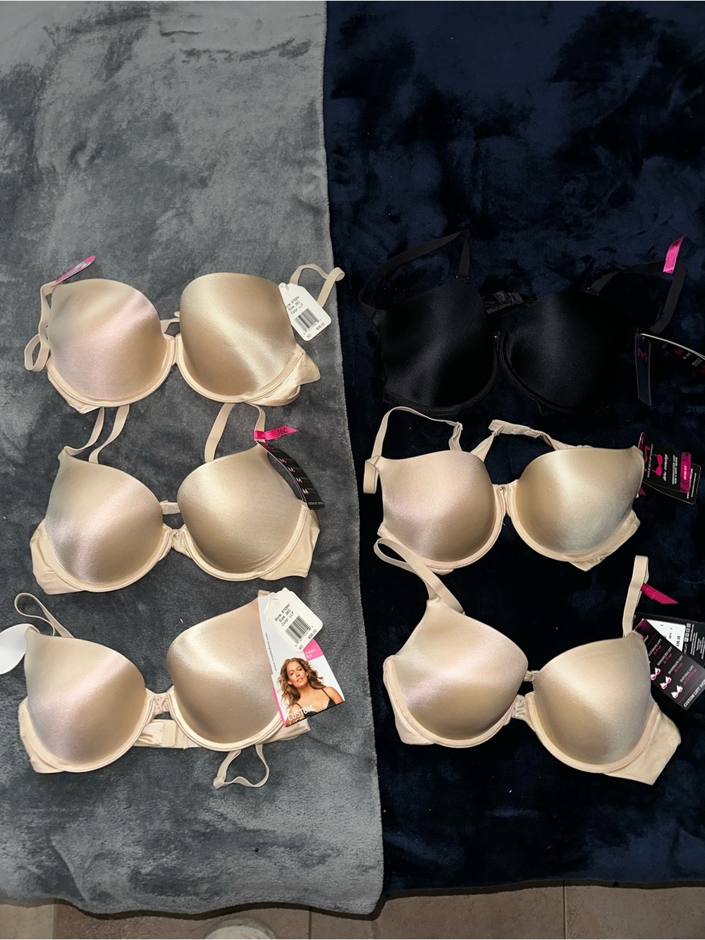 MAIDENFORM Lot of 6 Women’s Bras Brand New With Tags Size 36C